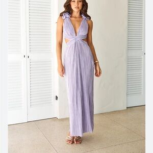 TRUST YOUR LOVE MAXI DRESS LILAC